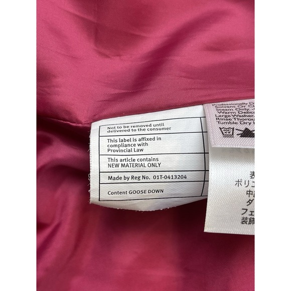 Eddie Bauer Puffer Vest Womens‎ L Goose Down 700 Fill Power Dark Pink - Picture 15 of 15